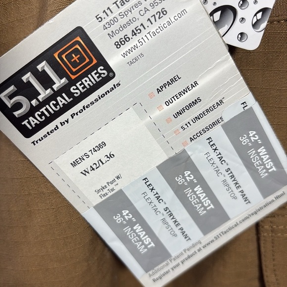NWT 511 tactical Connor pants - Picture 10 of 10